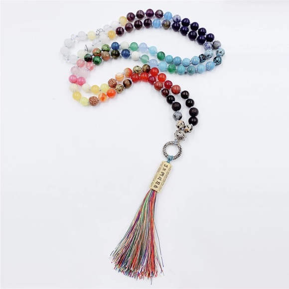 💫Reiki Charged Chakra mixed Gemstone Mala - Picture 5 of 6